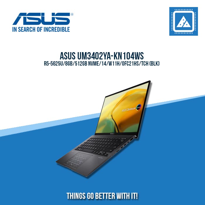 ASUS UM3402YA-KN104WS R5-5625U/8GB/512GB NVME | BEST FOR STUDENTS AND FREELANCERS ASUS UM3402YA-KN104WS R5-5625U/8GB/512GB NVME | BEST FOR STUDENTS AND FREELANCERS